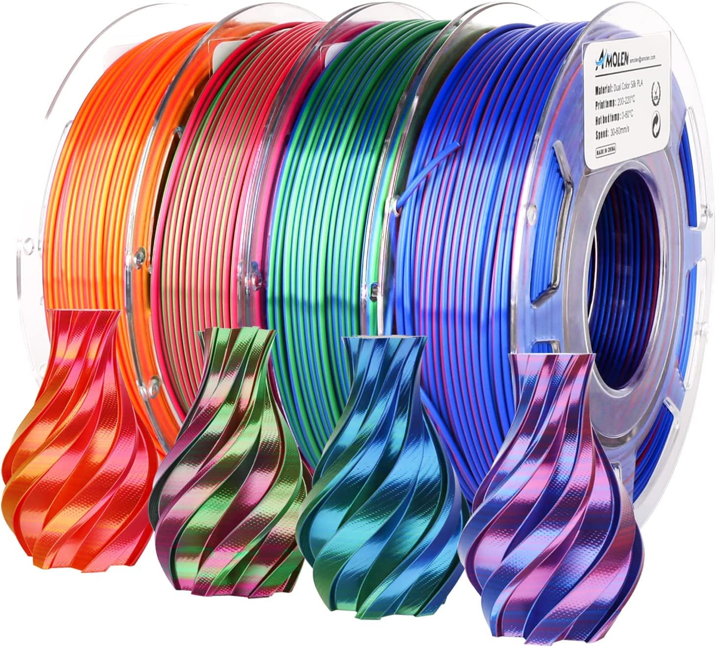 Test PLA Silk AMOLEN