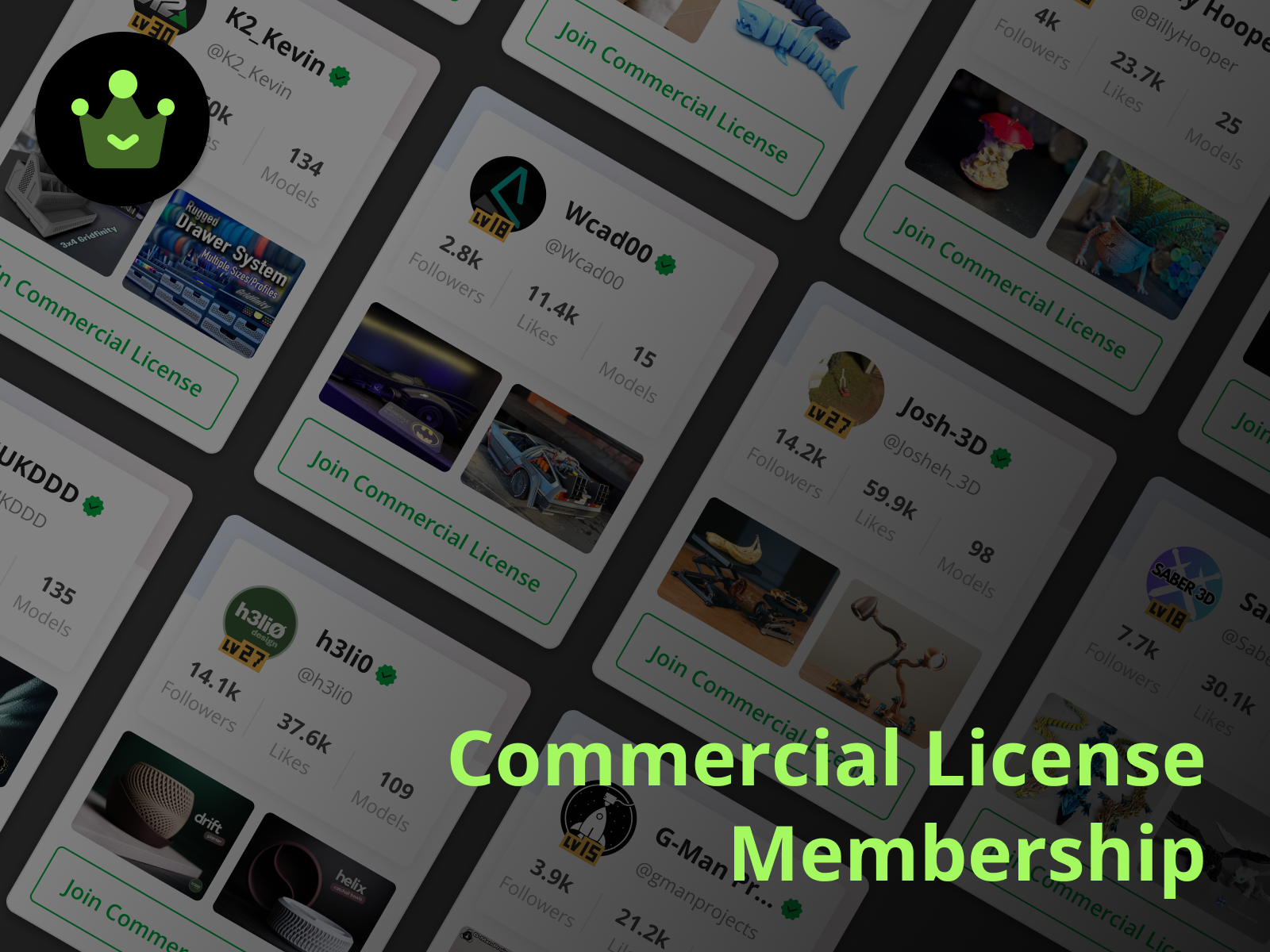 Licence commercial Makerworld
